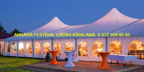 Ankara Festival Çadırı Kiralama